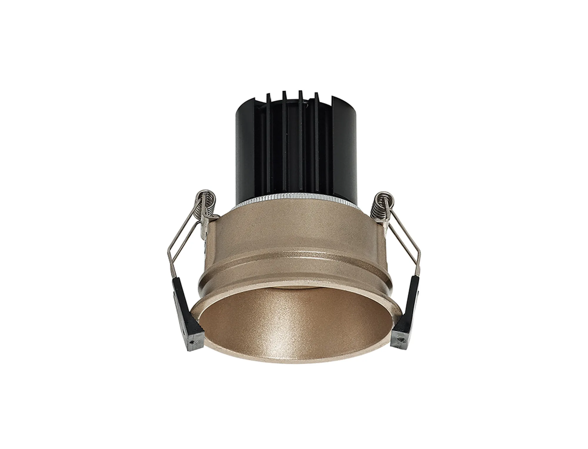 Bania A 9 Powered by Tridonic  9W 2700K 770lm 24° CRI>90 LED Engine, 250mA Gold Adjustable Recessed Spotlight, IP20 DM201676  Dlux Bania A 9